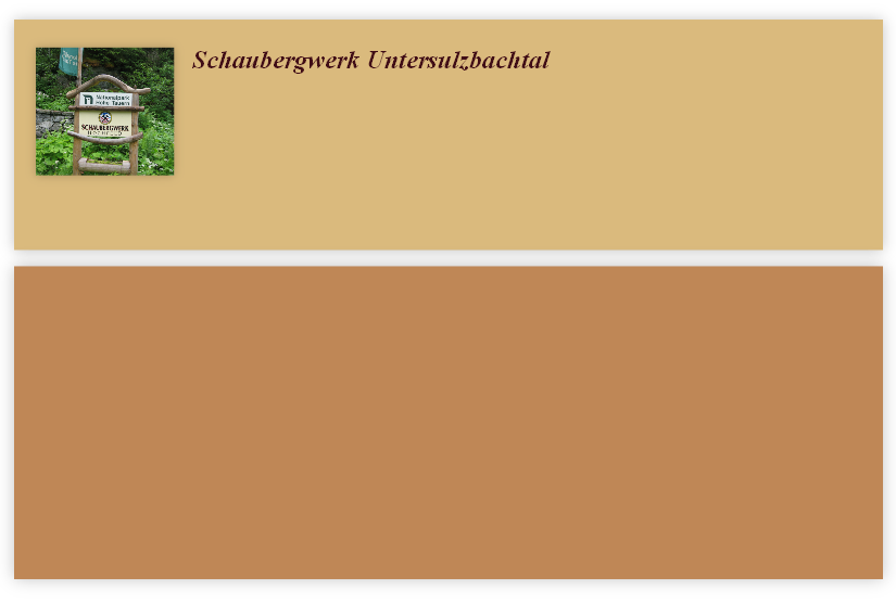 Schaubergwerk Untersulzbachtal